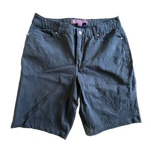 GLORIA VANDERBILT Womens Size 10 Blue Chino Shorts